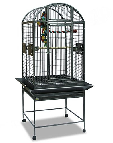 Montana Cages | Käfig, Voliere Finca II mit Rundbogendach - Antik der Vogelkäfig für Sittiche & Papageien