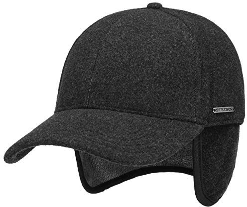 STETSON Vaby Fullcap keps med oronlappar nackskydd Herr Host Vinter
