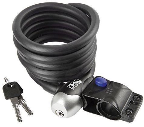 M-Wave Spiralkabelschloss S 12.18, schwarz, One Size, 12338171