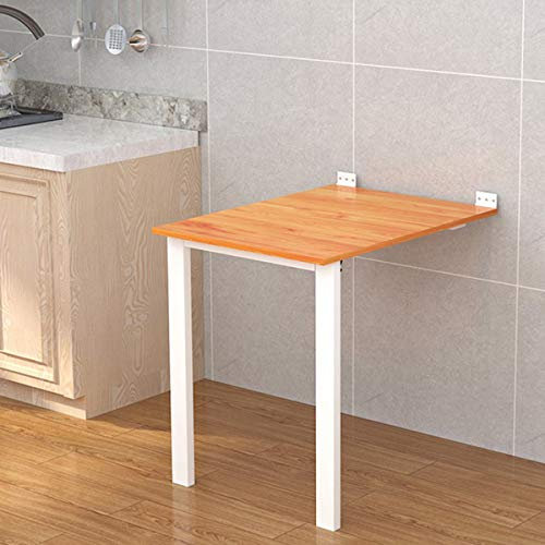 Folding table Multifunktionaler Wandklapptisch aus Holz, versteckter Langer Esstisch, Kleiner Apartment-Beistelltisch und Stehtisch (80 cm / 100 cm × 50 cm)