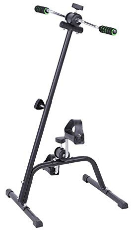 Doppelpedale für Arme und Beine, Mini-Heimtrainer, Pedal für Übungen zu Hause, Heimtrainer, Arm- und Beinübung, für ältere Menschen mit Behinderungen, höhenverstellbar von 73-96 cm, Defult, default