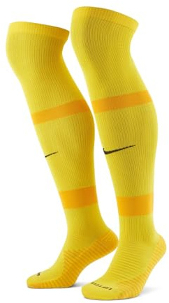 Nike MatchFit Stutzensocken, Tour Yellow/University Gold/Black, M
