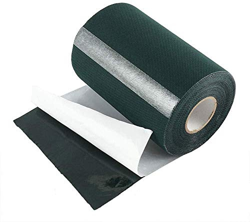 ATopoler 10Mx15CM Ruban Adhésif pour Gazon Artificiel Bande Artificielle de Couture d'herbe Tissu Rejoignant Autocollant de Jardin Vert Ruban de Jointoiement Tapis de Pelouse