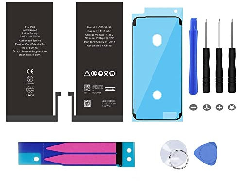 OuiSmart kit Batterie pour iphone 6s (Joint Blanc)