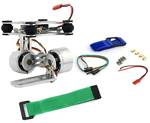 FEICHAO 2 assi Gimbal Mount Brushless Motor Direct Drive Compatibile con GoPro 3 4 5 6 7 8 Action Camera