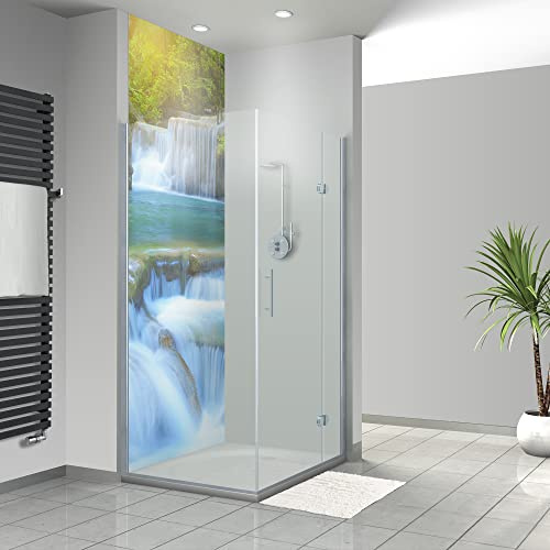 WANDFREUDE individuelle Duschrückwand Aluverbundplatte auf Maß (1 Stück - Thailand - Seidenmatt) – Dusche Wandverkleidung Duschwandverkleidung Duschrückwände