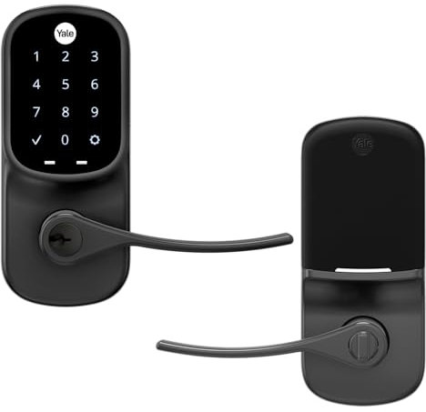Yale Assure Lever - WiFi Touchscreen Smart Lever Lock - Black