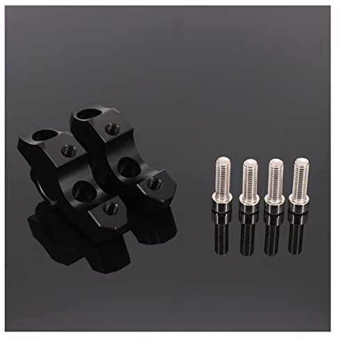 Torretas Manillar Abrazadera Barra Manillar Motocicleta Elevador Montaje Manillar Extendido Elevado para BMW S1000R S1000XR S 1000 1000R 1000XR 2014-2017 Montaje Manillar Elevador (Color : Negro)