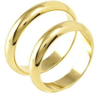 Cavaliere Gioielli Fedi Nuziali in Argento 925 laminato Oro 7 grammi Anelli coppia anelli uomo donna fidanzamento Matrimonio