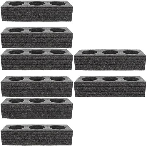 Alipis 4 Sets 3-Loch-becherhalter Aus Baumwolle Teeverpackungstablett Getränketräger Zum Mitnehmen Sicher Praktisch 2 Stück X 4