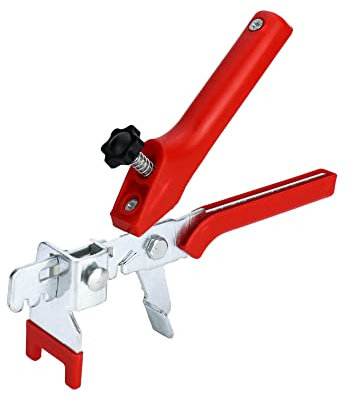 QWORK Professional Tile Levelling Plier – High Tension PVC Hand Rod for Quick Tile Installation & Lippage Prevention - Ergonomic Design Suitable for Both DIY and Precise Tile Alignment - 1 Pack