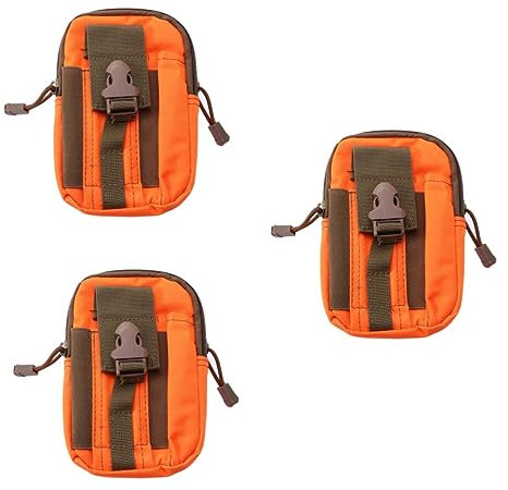 YARNOW 3stücke Duffle Waist Pack Wasserdichter Camping Gürtelbeutel Für Outdoor Aktivitäten Leicht Und Strapazierfähig Zum Laufen Reisen Und Wandern Orange