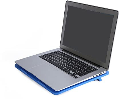 Supporto con Base di Raffreddamento Base di Raffreddamento per Laptop Base di Raffreddamento Ventola Grande Supporto USB per Notebook da 14 o Inferiore - Laptop, Ventola, (BLUE)
