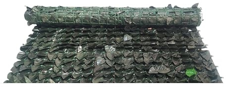 NG NICCOLAI SIEPE ARTIFICIALE FOGLIE LAURO E RECINZIONE IN PVC VARIE ALTEZZE ROTOLO DA 3 METRI (1X3 metri)