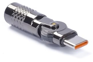 Qsvbeeqj Adaptateur USB de type C femelle vers mâle coudé à 90 degrés - Connecteurs d'extension de charge USB C