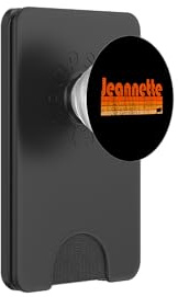 Jeannette, style rétro des années 80 de Pennsylvanie PopSockets PopWallet pour MagSafe