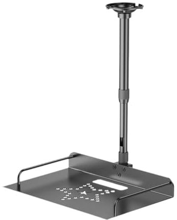 KiBcsLic Bandeja de Montaje en Techo para Proyector Soporte de Proyector Altura Ajustable