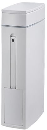 Baño De Basura - Mini De Acero Inoxidable Mini Baño De Baño CAN | 4.5L De Desechos Lata Con Pincel | Cubo Cosmético Impermeable Contenedor De Desechos Modernos Para Dormitorios Dormitorios Dormitorios