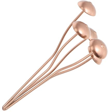 ifundom 1 Set Metal Mushroom Garden Stake Weather Resistant Outdoor Decor Easy Installation Flowerpot Ornament for Lawn Unique Iron Mushroom Statue for Garden Decoration