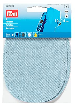 Prym 929300 Patches Jeans (bügeln) 10 x 14 cm hellblau