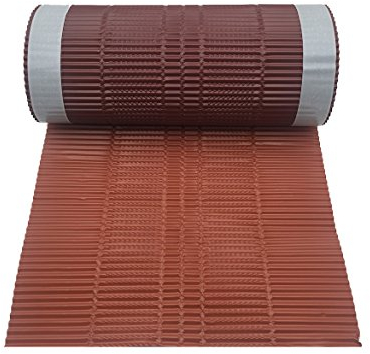 EINSIDE Rolle aus Aluminium zur Belüftung des Dachs, Firstrolle Dachfirst aluminiumband, 5 meter Rolle, Ziegelrot Farbe