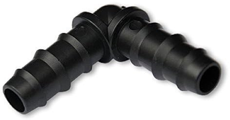 5x 90° Winkel Eckverbinder Steckverbinder für Schläuche Schlauchanschluss 12 mm, 16mm, 20mm oder 25mm zur Auswahl Bogen Verbinder (16mm) von rg-vertrieb