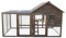 Dehner Hühnerstall Mondalay, mit Freilaufgehege, ca. 203 x 150 x 122 cm, FSC®-zertifiziertes Tannenholz, Hellbraun