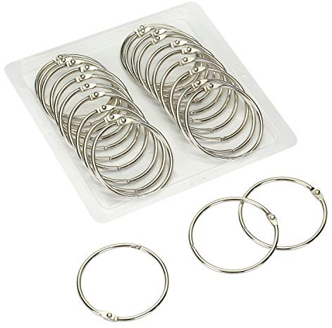 Mr. Pen- Loose Leaf Binder Book Rings, 2 Inch, 20 Pack