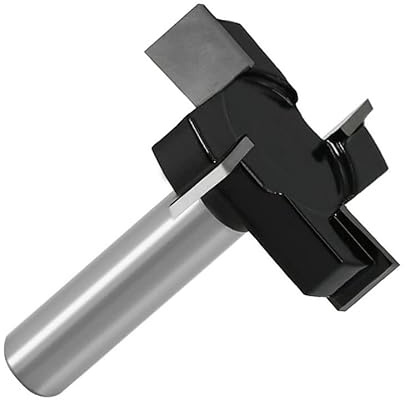 1/2 12MM Shank Woodworking Milling Cutter Surface Planing Bottom Cleaning Router Bit T Type Slotting Knifes (1/2 Shank)