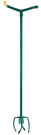 GARDIREX - Griffe de Jardinage à Rotation en Acier - Outil de Jardin Utilisation Debout pour bêcher et désherber - Gardirex