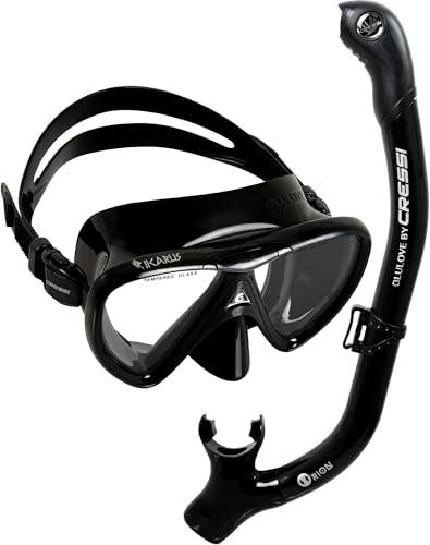 Cressi Ikarus & Orion, Black/Black/Black