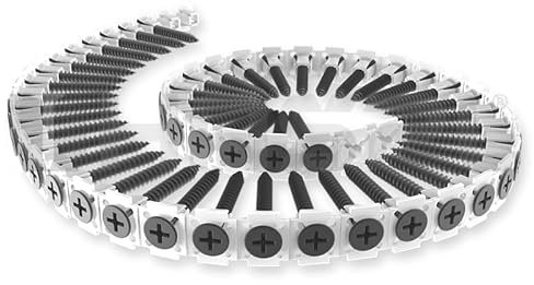 Marke Lot de 1000 vis pour cloison sèche - Vis pour cloison sèche - Vis de montage mural - 3,5 x 25 mm - Filetage fin