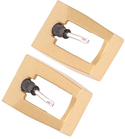 2 Pieces Record Player Needle, Turntable Needle with Cleaner Kit, Replacement Diamond Stylus for Corsley NP1 NP6, Victrola, ION, Boytone, Capehart, Jensen, York Yorx