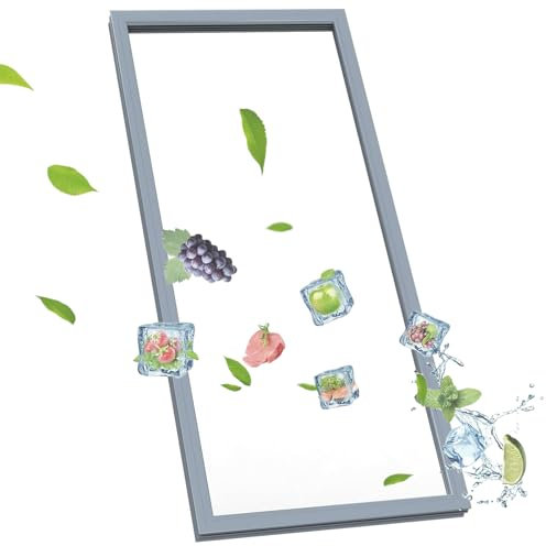 AWFOM Universel De Joint De Porte À Visser dans Un Réfrigérateur Congélateur Combiné, Magnétique, en Caoutchouc