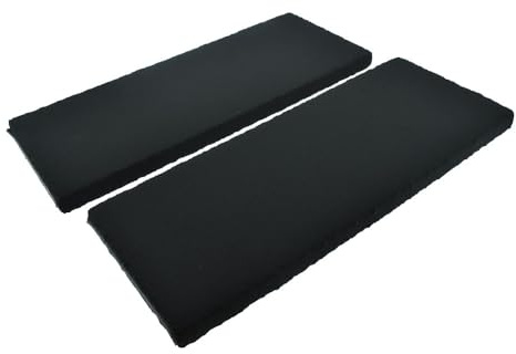 AllSpares Aktivkohlefilter (2 St.) für Dunstabzugshauben geeignet für Novy Monoblock 692060 | 410x200x30mm