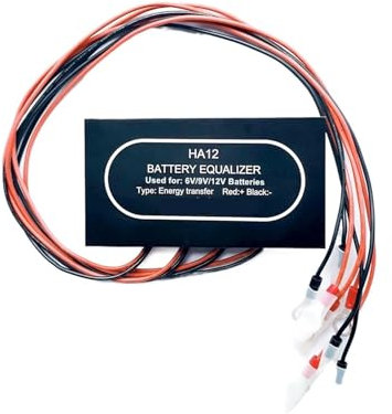 VXVUQRQVH HA12 Batterie-Equalizer-Balancer for 4 x (2 V–5 V) oder 4 x (6 V–12 V) Solarbatterien(4X(6V-12V))