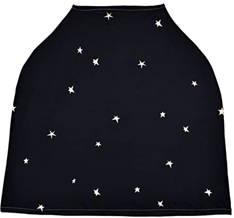 ERINGOGO Housse De Poussette Multifonctionnelle Avec Motif Étoilé Couverture De Siège Auto Écharpe Allaitement Et Uv Pour Bébés