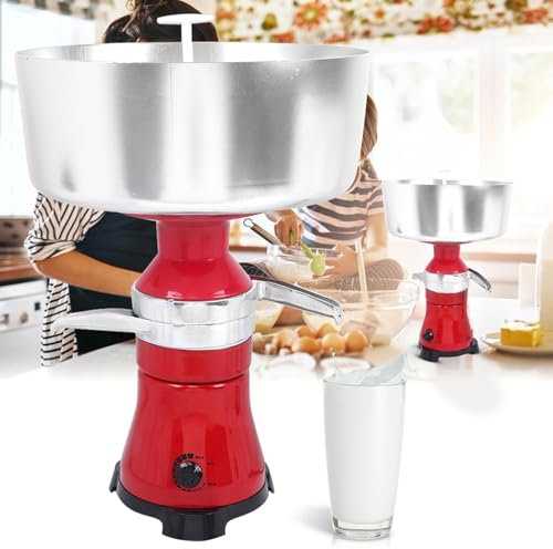 Séparateur de crème centrifuge, séparation efficace du lait et de la crème, idéal pour la transformation des produits laitiers à domicile et les petites fermes
