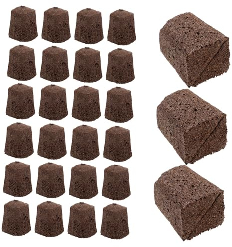 Milisten 30 Pezzi Blocchi Torba Cocco per Coltivazione Fuori Cubetti Germinazione Radicante Piante Frutta e Fiori