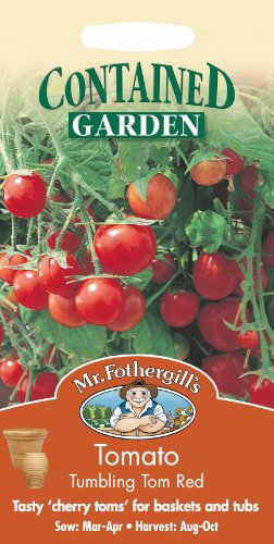 Mr Fothergills - Pictorial Packet - Vegetable - Tomato Tumbling Tom Red - 15 Seeds