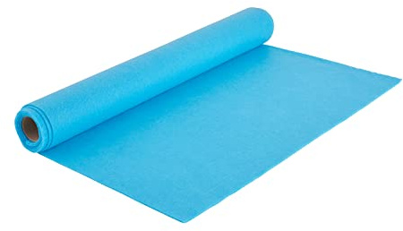 VBS Bastelfilz 45 x 100 cm Filzstoff 1.5 mm stark 100 Terylen ideal für kreative Projekte und Handarbeiten