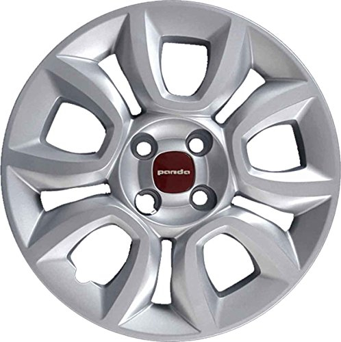 SERIE 4 COPRICERCHI COPPE RUOTA 15 PANDA 2012 IN POI NON ORIGINALI 9380