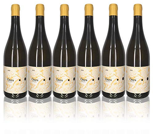 Ónra Lagravera | 6 botellas de vino Blanco | 100% ARTESENAL | Caja de 6 botellas de 75 cl. | 13 Grados | Garnatxa blanca, Chenin blanc, Sauvignon blanc | certificado ecológico