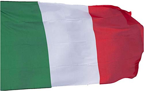 R&F srls Bandiera Italia Tricolore Nazionale Tessuto Misura Standard 120 X 180 cm