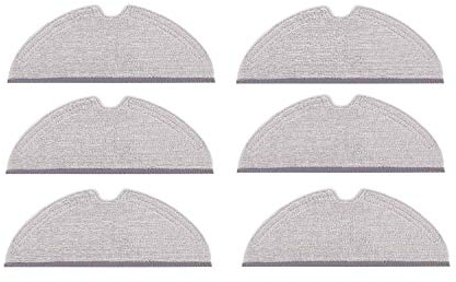 Original Wischtücher Kompatibel mit Xiaomi MI Robot Vacuum Cleaner Roborock S50, S51, S55 S5Max & S6 Saugroboter Ersatzteile Verschleißteile Mopping Cloth Sparpack (6er Pack Wischtücher)