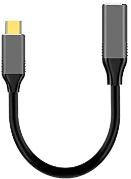 Adattatore da USB tipo C (porta di ingresso) a femmina Mini DP Displayport, Cavo da 4K 60 Hz da 18cm con USB-C a Mini Displayport, compatibile con MacBook Pro e altri dispositivi USB-C
