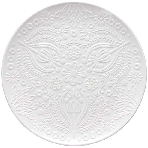 Tognana Piatto Tondo Ceramica Bianca Riutilizzabile 30 cm