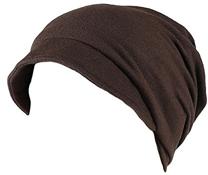 Chemo Kappe Damen Sommer Beanie Turban Super Weich Slouchy Kopfbedeckungen Kop Wraps Beanie Mützen für Haarausfall, Kreb, Chemo Kaffee