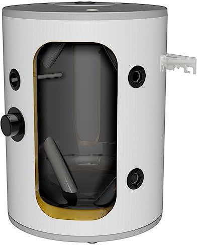 100 Liter Wandhängender Pufferspeicher ohne Wärmetauscher mit Isolierung ideal für Wärmepumpen für Heizungswasser
