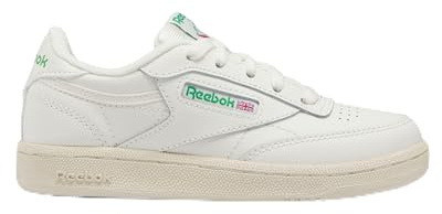 Reebok Club C, Chaussures de Tennis, Chalk/Chalk/GLEGRN,